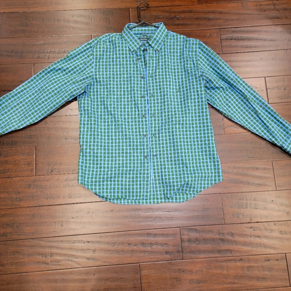 Nautica Mens long sleeve button up XL
